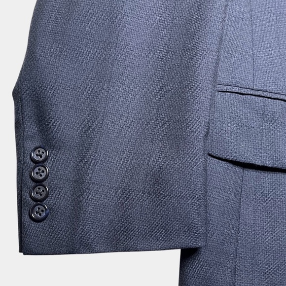 Burberrys Vintage Burberry 100% Wool 2-Piece Suit Navy - Picture 4 of 16